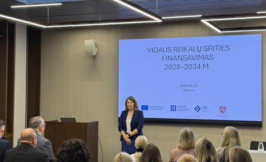 KONSULTACIJOS DĖL SIENŲ, VIZŲ IR VIDAUS SAUGUMO SRIČIŲ FINANSAVIMO POREIKIŲ 2028–2034 M.